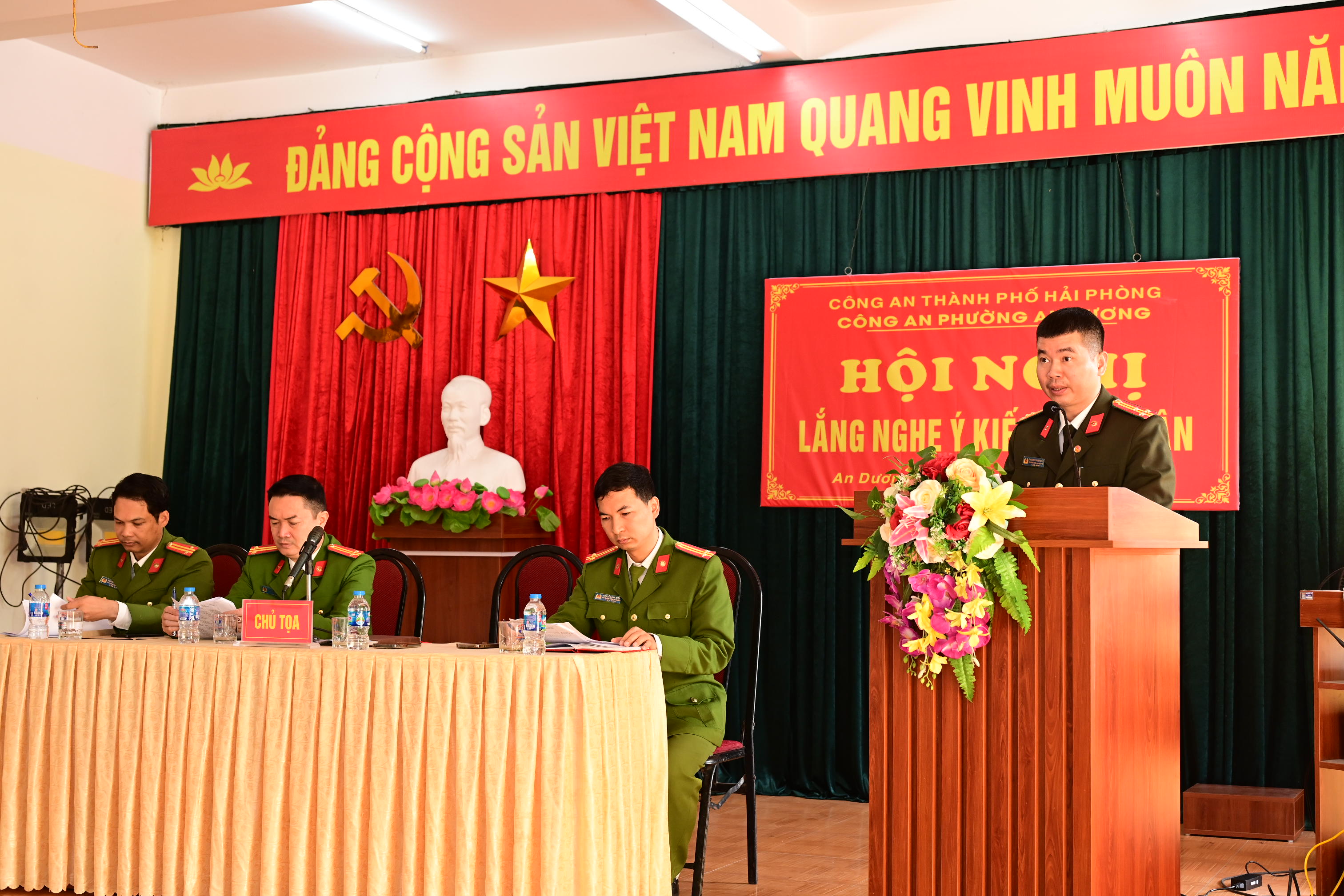 Công an phường An Dương: Tiếp thu 09 ý kiến của nhân dân trên địa bàn phường